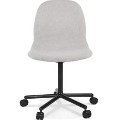 Chaise de bureau 'POLARIS' gris clair sur roulettes