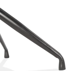 Chaise design avec accoudoirs 'GRAPIN' en velours vert