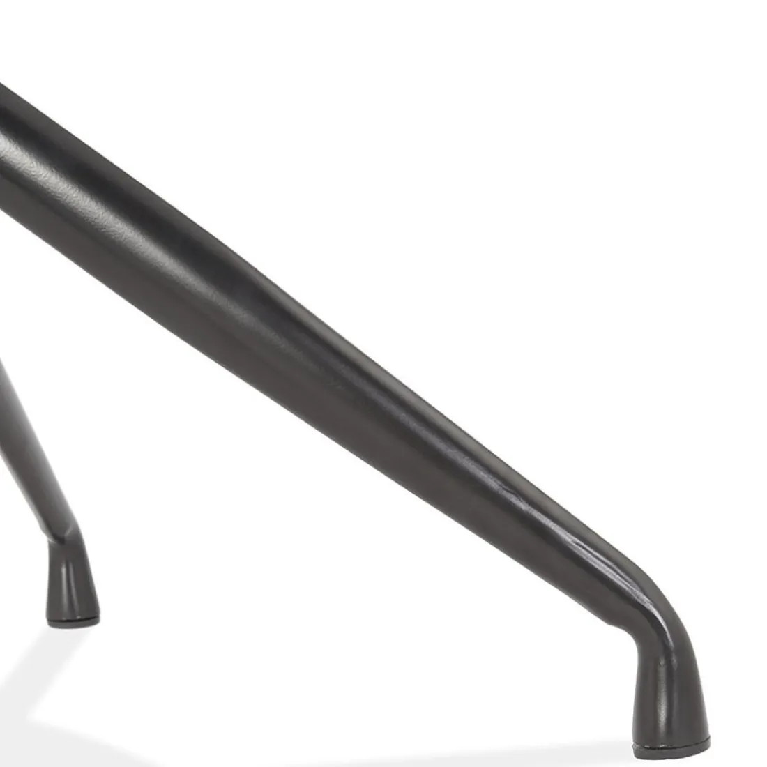 Chaise design avec accoudoirs 'GRAPIN' en velours vert