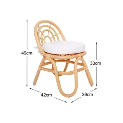 Chaise pour enfant avec assise confortable et sécurisée pour dessiner