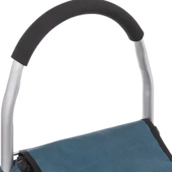 Chariot pliant 2 roues pétrole en aluminium