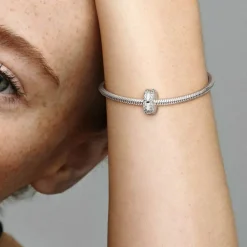 Charm Clip Pavé Double Rang Pandora Moments