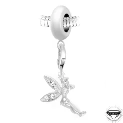 Charm perle fée par SC Crystal Paris® orné de cristaux Swarovski par SC Crystal