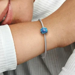 Charm Vague Bleue Pandora Moments