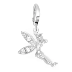 Charms Et Perles So Charm - CH0167-ARGENT-BLANC - Charm Fée