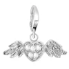 Charms Et Perles So Charm - CH0166-ARGENT - Charm Coeur Ailé