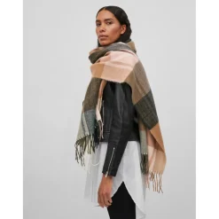 Écharpe oversize marron Dee