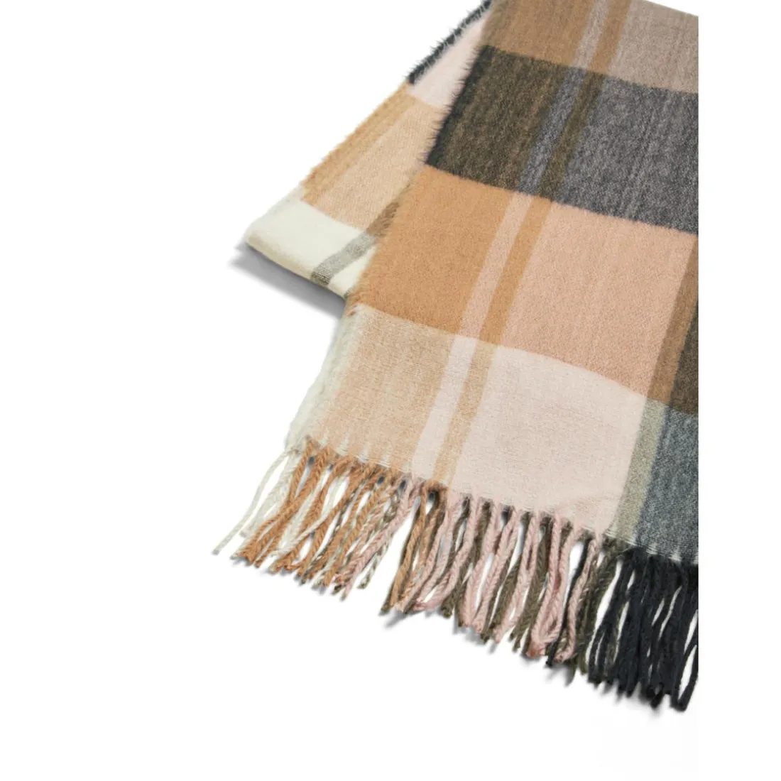 Écharpe oversize marron Dee