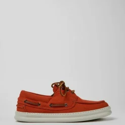Chaussure Homme Runner en coton rouge