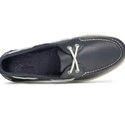 Chaussures Bateau Pour Homme A/O 2-EYE LEATHER - Cuir bleu