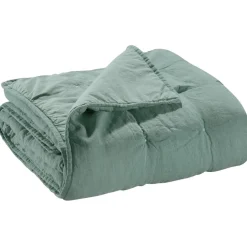 Chemin de lit Zeff Vert de gris 90 x 240