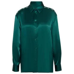 Chemise - Emeraude vert en soie