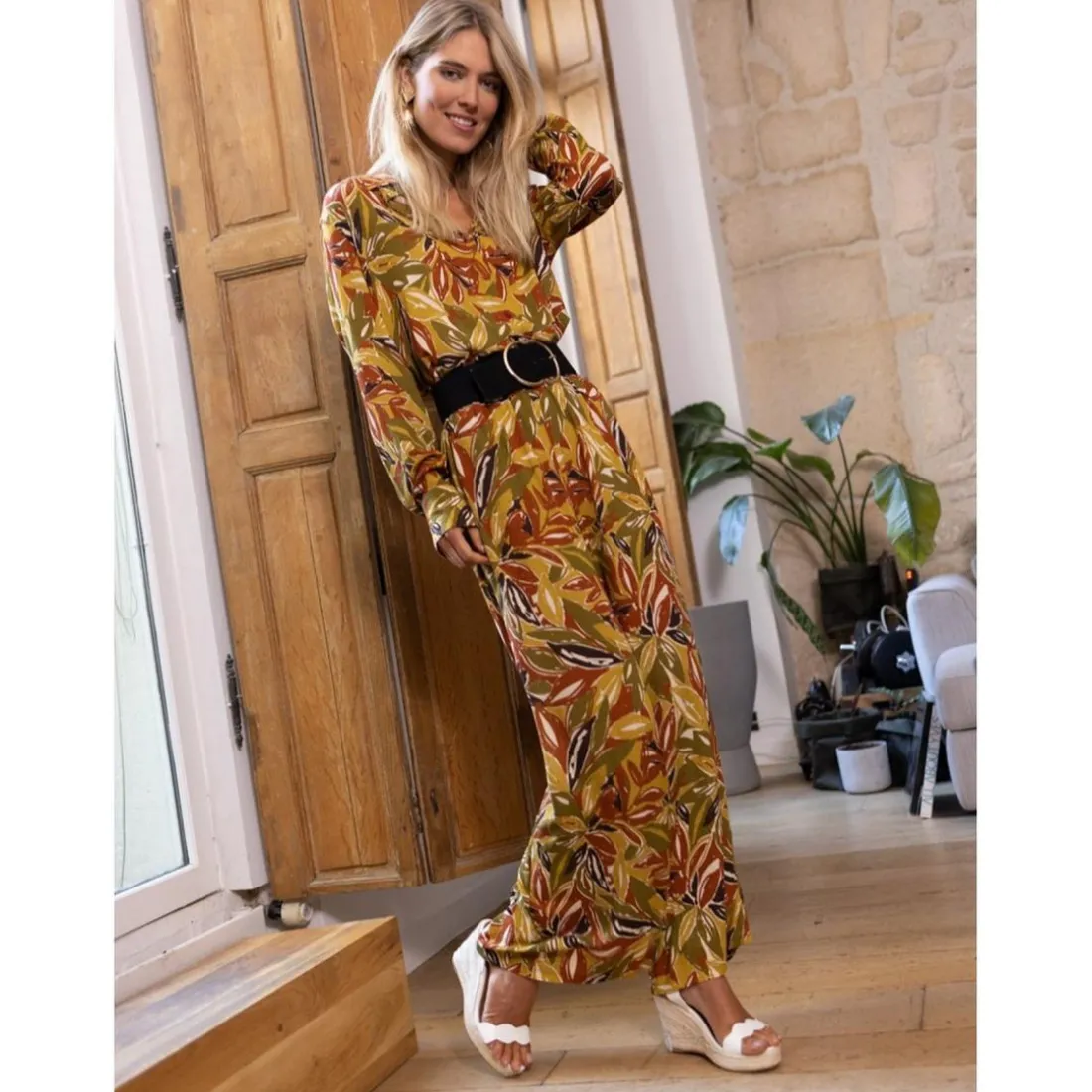 Chemise Axelle multicolore en viscose
