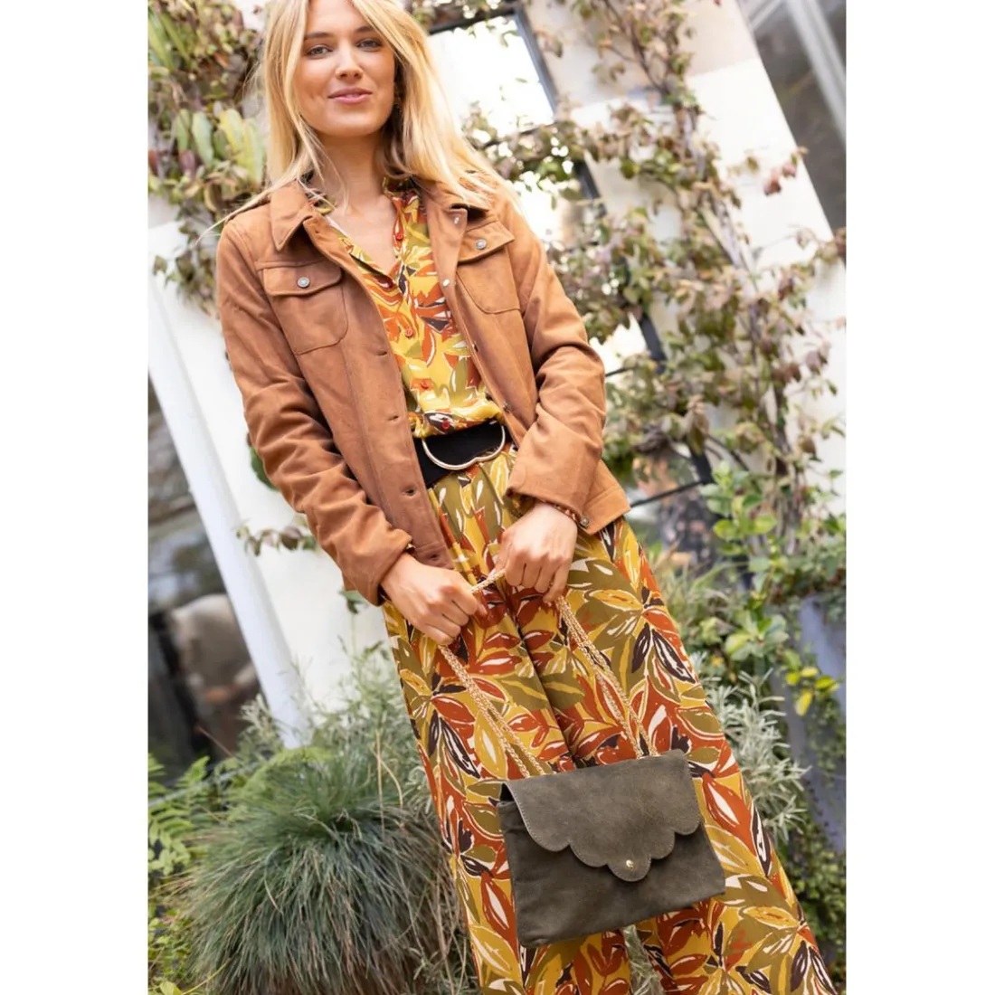 Chemise Axelle multicolore en viscose