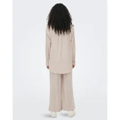Chemise beige en lin