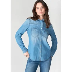 Chemise en jeans JUANITA bleu Zoé