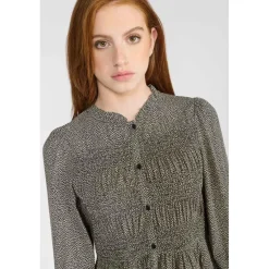 Chemise fille IZZYGI noir Léa en viscose Lana