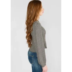 Chemise fille IZZYGI noir Léa en viscose Lana