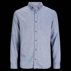 Chemise homme gris en coton Axel