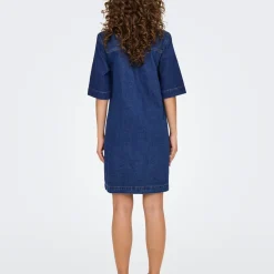 Chemise manche courte en Jean ONLBELLE - Bleu Pia