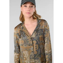 Chemise MORENA gris Emma en viscose