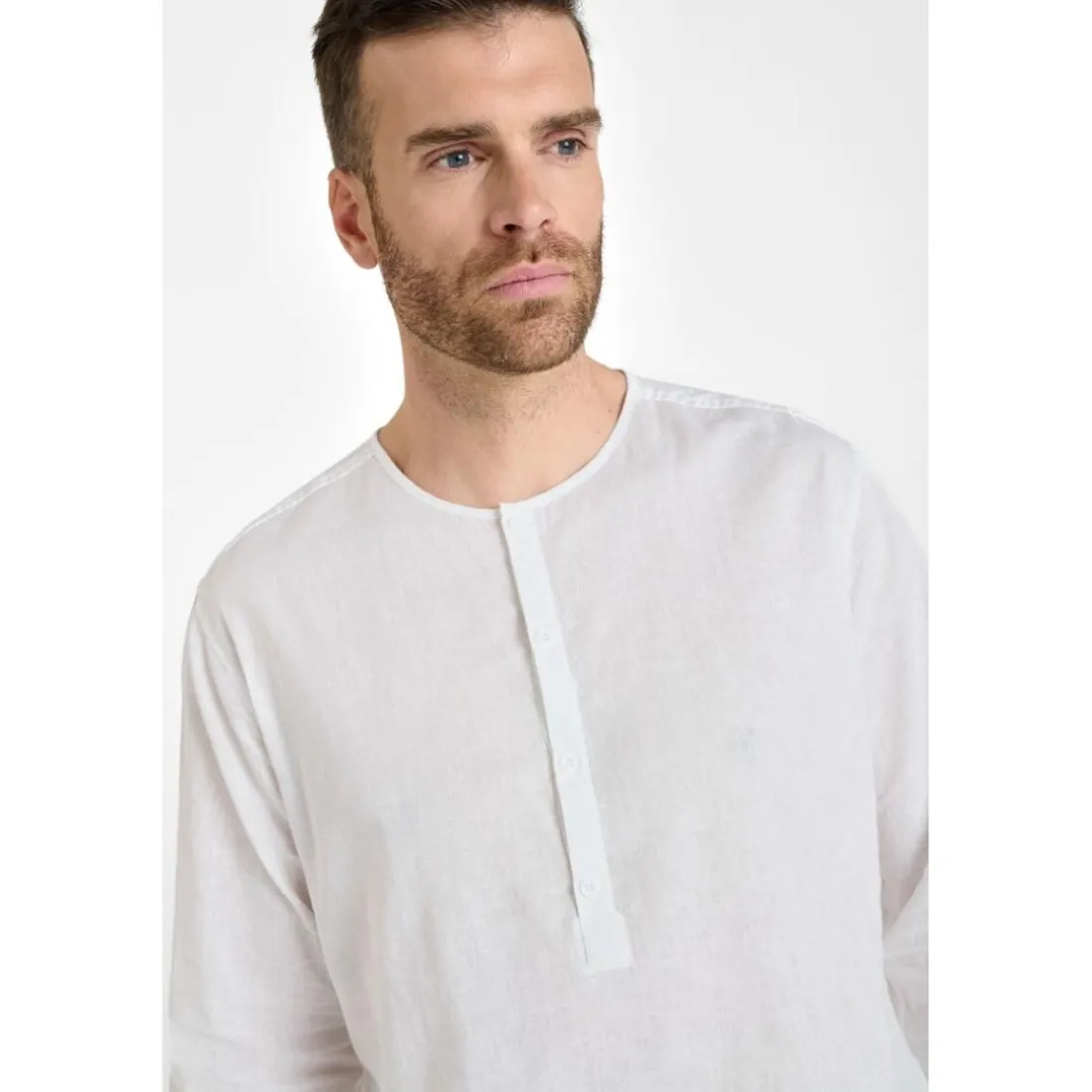 Chemise NATIS blanc Vern en coton