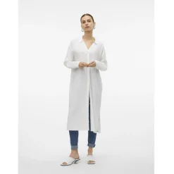 Chemise poignets boutonnés col chemise manches avec revers manches longues blanc en lin Dee