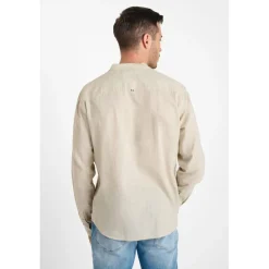 Chemise RELIS beige Luke en coton