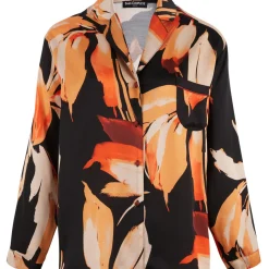Chemisier pyjama homewear - Noir en viscose