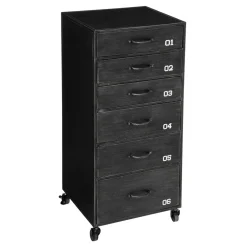Chiffonnier 6 Tiroirs Sevin Gris