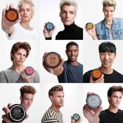 Cire Cheveux pour Homme Fixation Moyenne à Forte & Fini Mat et Soyeux
