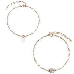 Coffret Cadeaux Cœur 14 Bijoux Finition Or Rosée