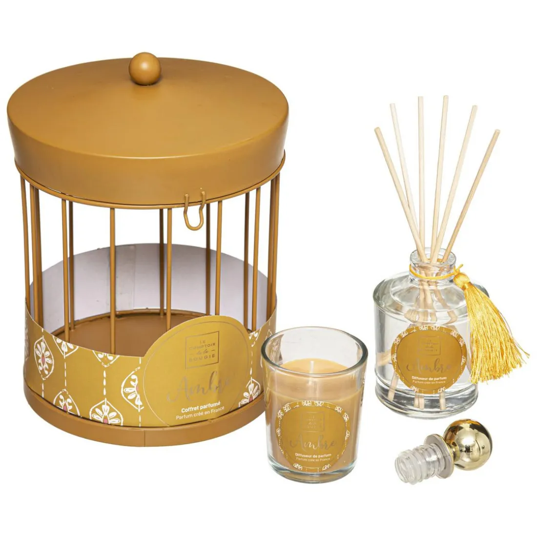 Coffret Cage Manège Folkvoir Rose