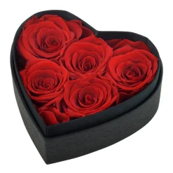Coffret coeur Roses éternelles Rouge - So Charm