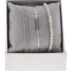 Coffret Les Interchangeables A48539 - Strass Box Mini Plaque Ligne Ornements Palladium / Cristal Les Interchangeables