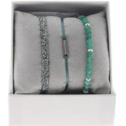 Coffret Les Interchangeables A48542 - Strass Box Mini Plaque Ligne Ornements Palladium / Cristal Les Interchangeables