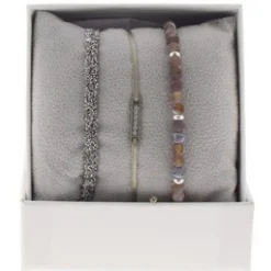 Coffret Les Interchangeables A48541 - Strass Box Mini Plaque Ligne Ornements Palladium / Cristal Les Interchangeables
