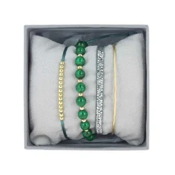 Coffret Les Interchangeables A54338 - Strass Box Jonc Fil Bleu Gris Or Jaune Les Interchangeables