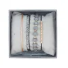 Coffret Les Interchangeables A54364 - Strass Box Jonc Fil Gris Or Rose Les Interchangeables