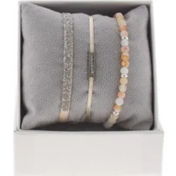 Coffret Les Interchangeables A48545 - Strass Box Mini Plaque Ligne Ornements Palladium / Cristal Les Interchangeables