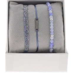 Coffret Les Interchangeables A48538 - Strass Box Mini Plaque Ligne Ornements Palladium / Cristal Les Interchangeables