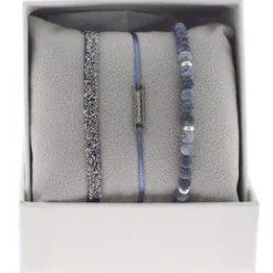 Coffret Les Interchangeables A48544 - Strass Box Mini Plaque Ligne Ornements Palladium / Cristal Les Interchangeables