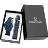 Coffret Montre Homme Pierre Lannier Essential - 388C466 Bracelet Cuir Bleu