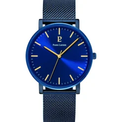 Coffret Montre Homme Pierre Lannier Essential - 388C466 Bracelet Cuir Bleu