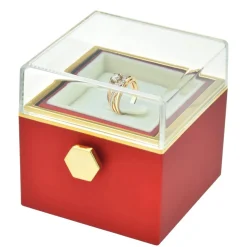 Coffret So Charm - bague et roses éternelles rouge