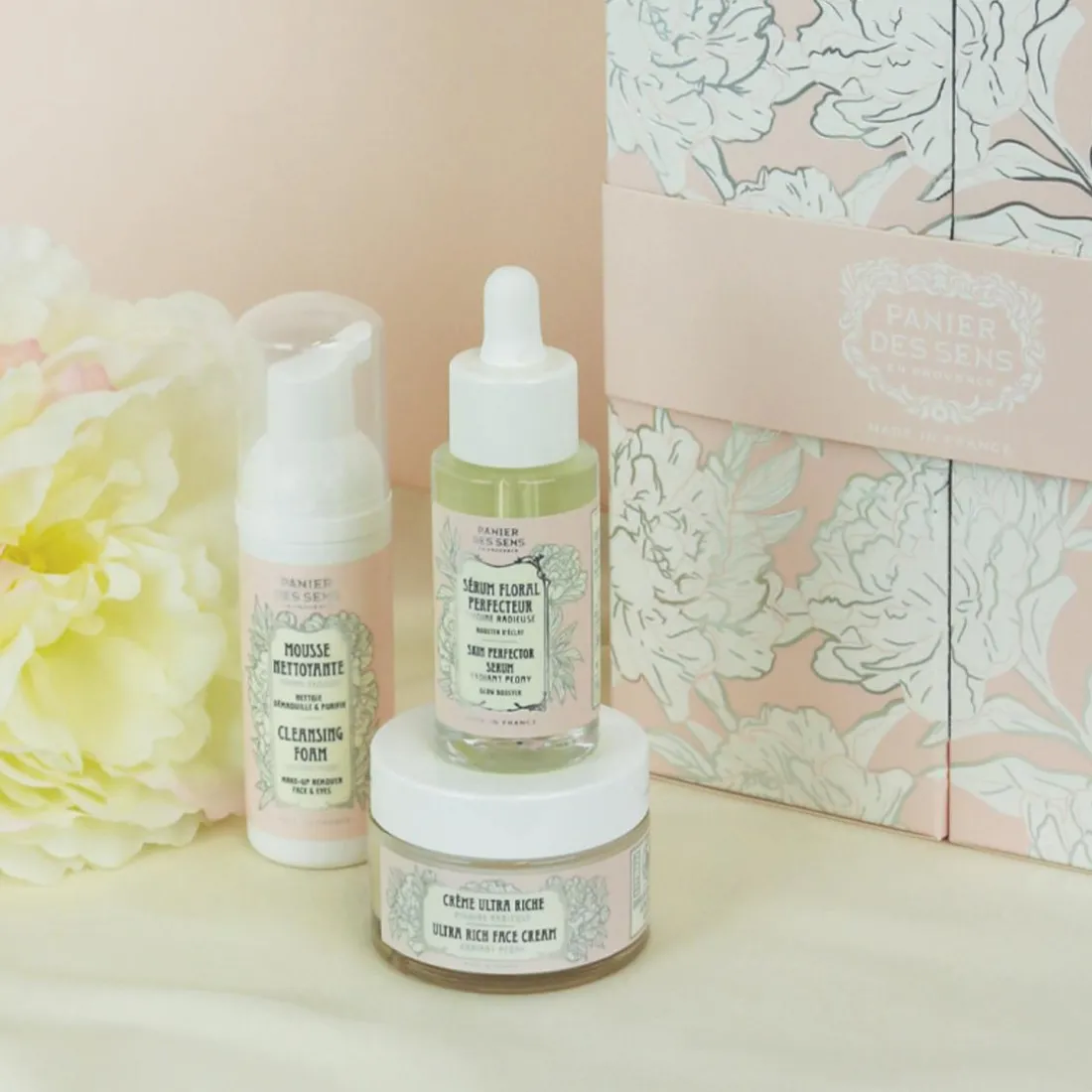 Coffret Soins Visage - Pivoine Radieuse
