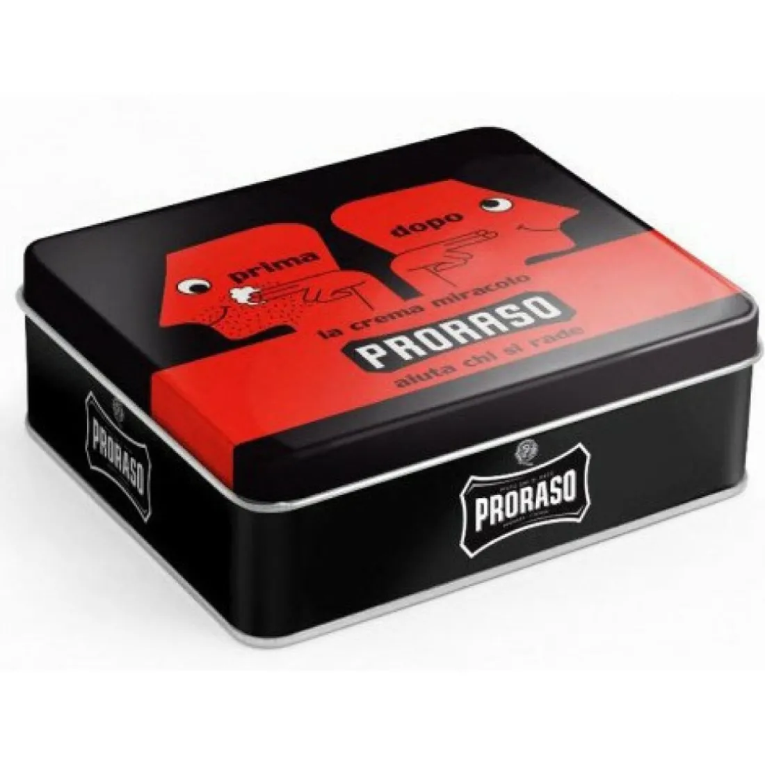 Coffret Vintage Primadopo Nourrissant - Avant-Rasage, Crème à Raser, Baume Après-Rasage