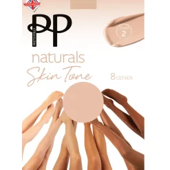 Collant 8D beige clair en nylon