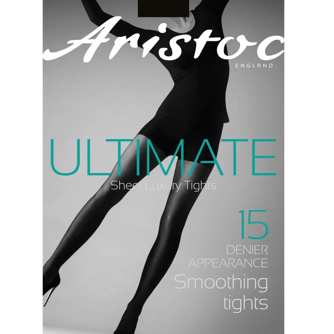 Collant doux 15D noir en nylon