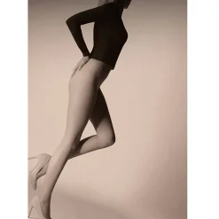 Collant fin 6D nude en nylon